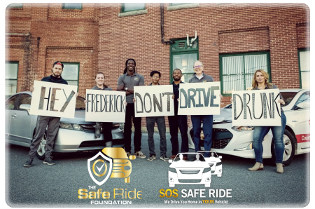 Hey Frederick Don't Drive Drunk - Safe Ride Foundation - Logos1